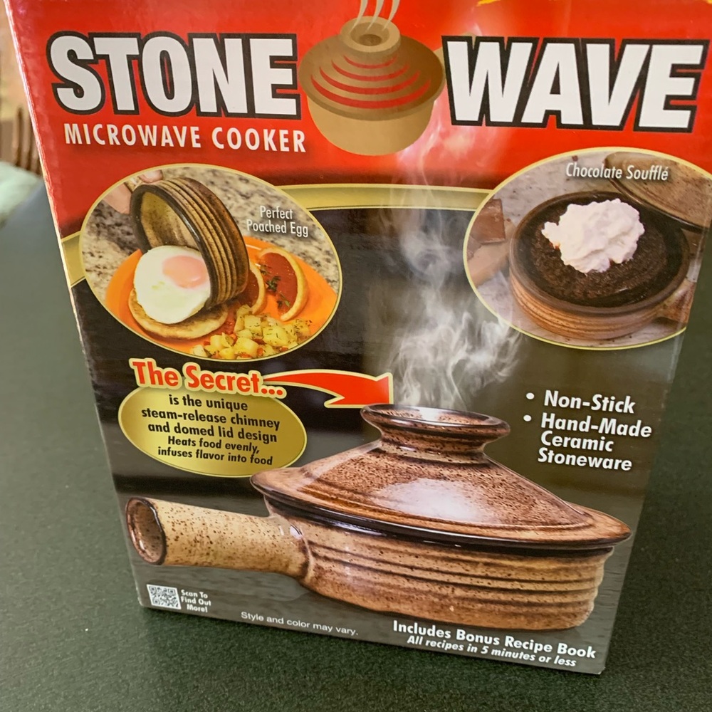 Brown Ceramic Microwave Cooker